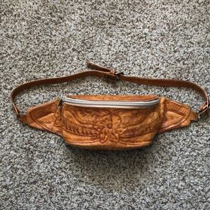 Vintage leather Fanny pack